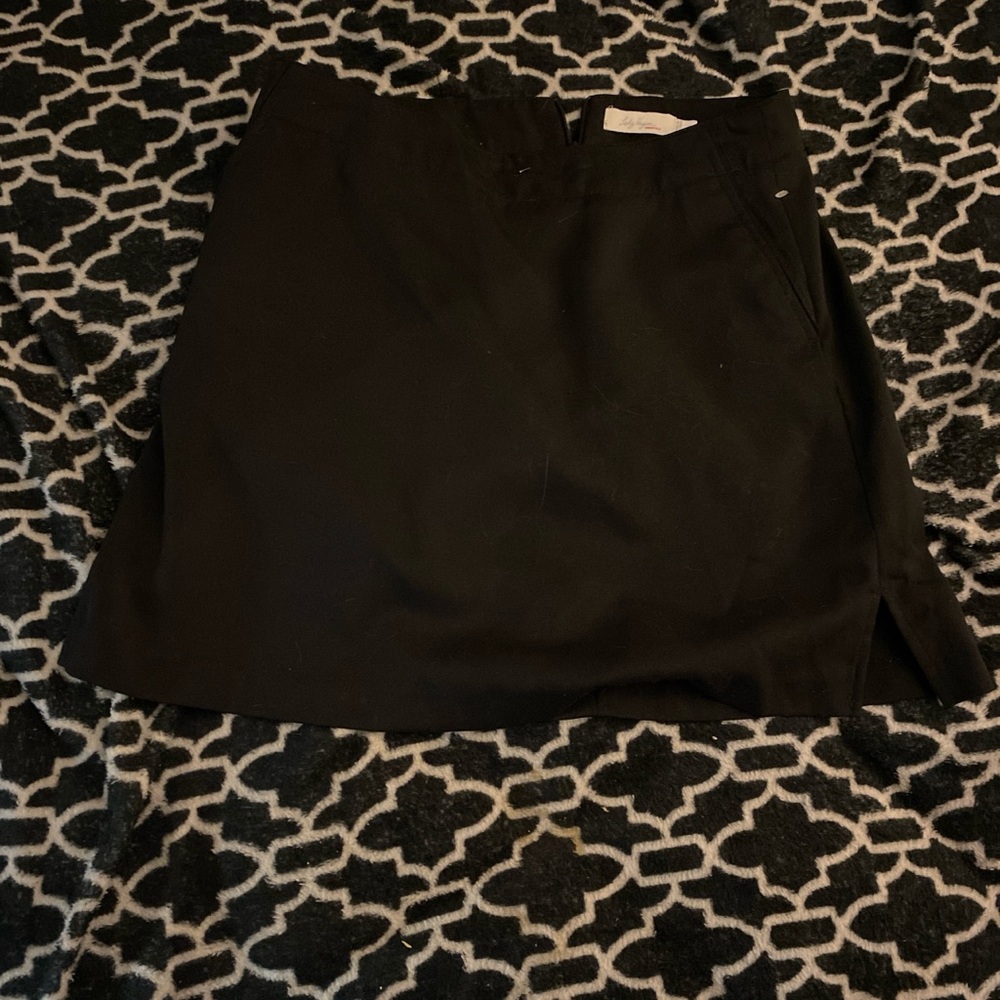Classic Black Women's Skirt with built-in shorts